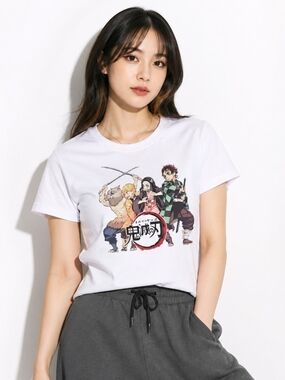 A1 NWOT 4-Pack Demon Slayer Anime Tee Bundle Assorted Designs 2M 2L
